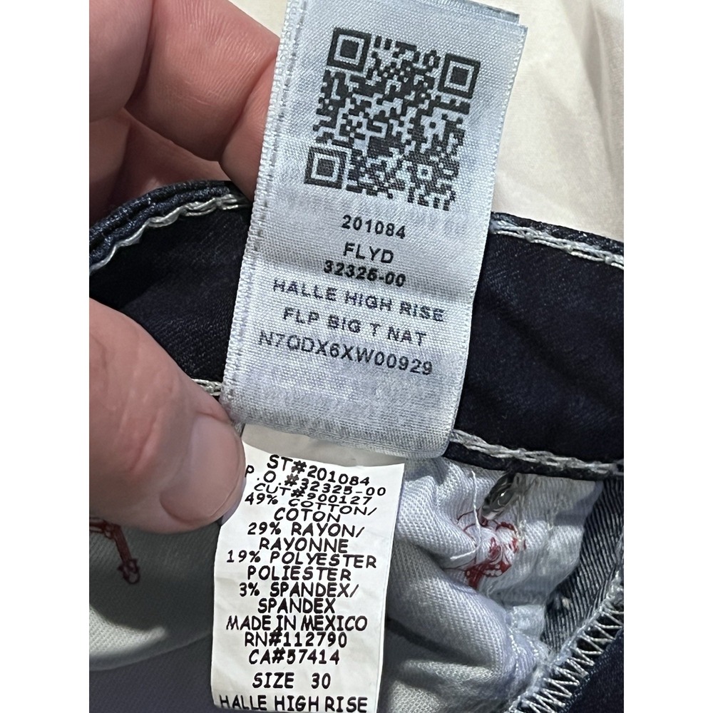 True Religion Dark Blue High Rise Jeans - Picture 8 of 13